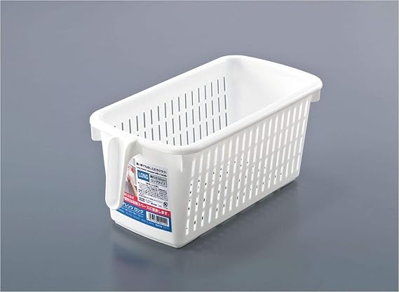 Cesta de almacenamiento para oficina, diseño de frutas, color blanco