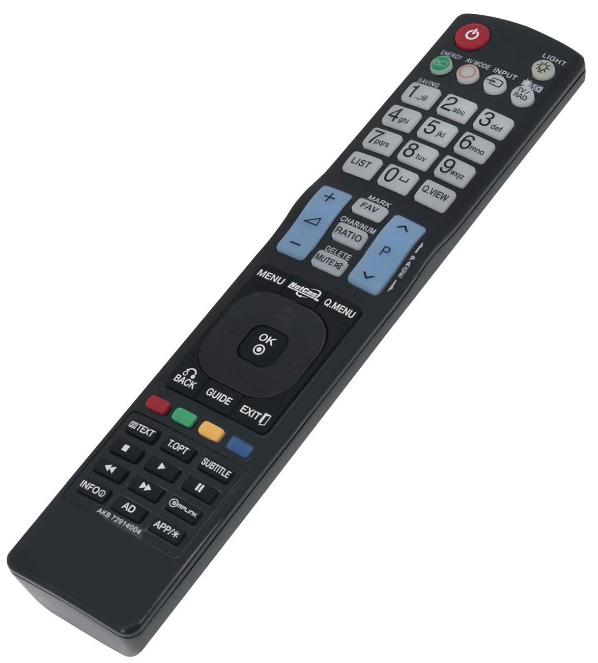 VINABTY AKB72914004 Replacement Remote Fit for LG LCD TV 37LD490 50PX990 37LE7900 42LE4900 42LE5900 42LE7300 47LE8910-ZB 37LD480-ZB 37LD650-ZC 42LD651-ZB 42LE4800-ZB 42LD750N-ZA 47LD751-ZB