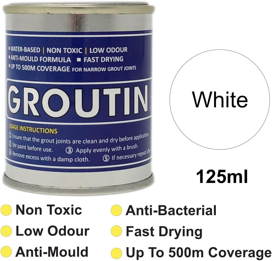 White Groutin Grout Reviver, Restore
