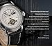 KS Men's Wrist Watch Luxury Moon Phase Automatic Mechanical White Dial KS069
