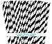 NYKKOLA Striped Paper Black White-7.75 Inches Disposable Drinking Straws, 100 Count