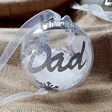 dad memorial christmas bauble