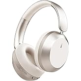 Wentronic Y05 Over-Ear Headphones – Hi-Res Sound, Active Noise Cancelling, Wireless Bluetooth 5.3, 48H Playtime, Comfortable Ear Cushions for Android, iOS & PC, Starlight