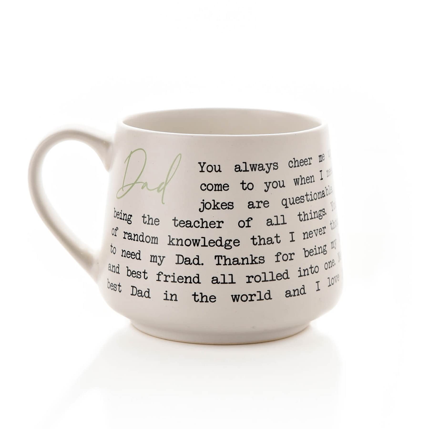 Stoneware Mug with Sentiment Wording - Dad