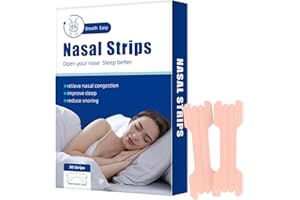 SOULIGHT 30PCS Nasal Strips for Snoring - Extra Strength Nose Strips for Snoring & Sleeping, Instant Reduces Nasal Congestion for Better Sleep, Breath Better, Drug Free, Anti Snoring Nose Tape for Men & Women