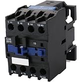 Baomain 3-Pole AC Contactor CJX2-2510 &ndash; 110VAC Coil, 3NO+1NO Auxiliary, 660V 3-Phase, DIN Rail Mount,for Motor Starters, Pumps, and Industrial Control Panels