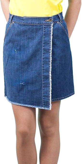 denim mini skirt size 16