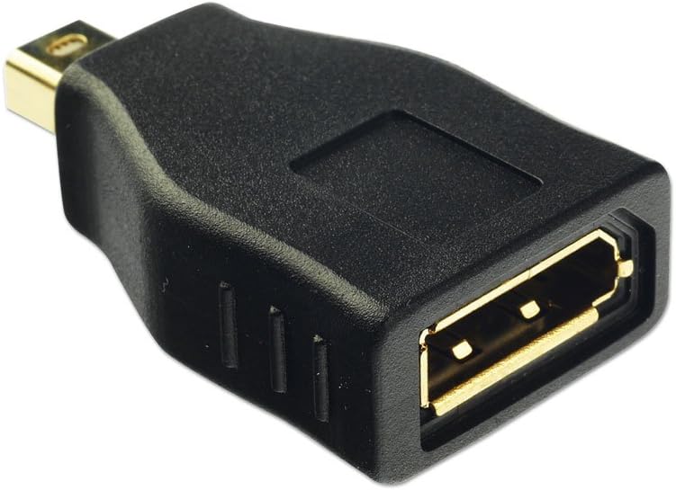 LINDY Mini DisplayPort to DisplayPort Adapter, Gold - Image 3