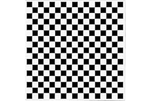 100 PCS Sandwich Papers,11.6 x 11 Inches Checkered Deli Basket Liner, Greaseproof Food Wrapping Paper (Black and White Checke