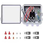 Pump Start Relay 40A 24V AC for Sprinkler, Irrigation Pump Relay 2-5HP | IP65 Waterproof Enclosure 120V/240V