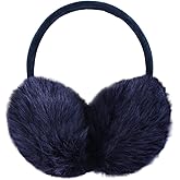 POXIMI Women Winter Earmuffs Girl Ski Adjustable Ear Covers for Cute Bow Ear Warmer Outdoor Earmuff Fleece Lining