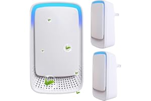 LMHAICHAO 3 Pack Plug In Air Ionizers-Negative Ion Air Purifier for Home Silent Work Air Cleaner for Bathroom,Living Room,Office,Kitchen,Pet Room,Portable Ionic Air Purifier for Bedroom(3)