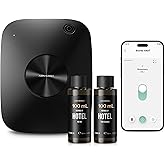 Smart Waterless Essential Oil Diffuser Hotel Scent Starter Kit, 400mL Capacity with 200mL Fragrance Oil, Up to 2000 sq ft Scent Air Machine with 12A1V Power Adapter for Large Room, ANA Black Kit