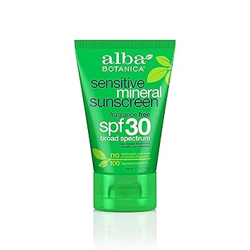 Alba Botanica Fragrance Free Mineral Sunscreen with SPF 30, 118ml