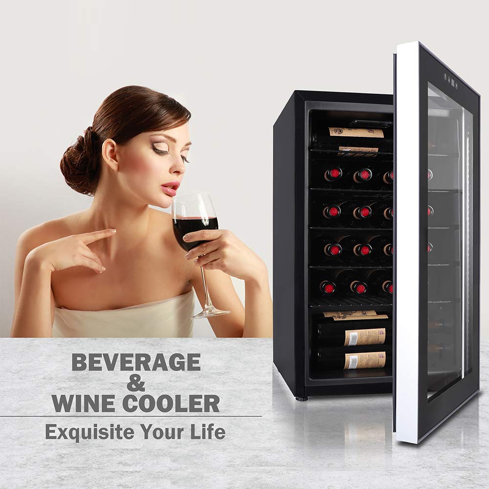 Northair - Enfriador de bebidas y nevera con puerta reversible de ...