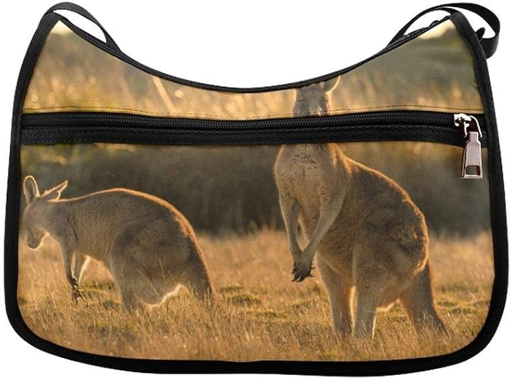 Many Kangaroo Closeup With Hills Messenger Bag Crossbody