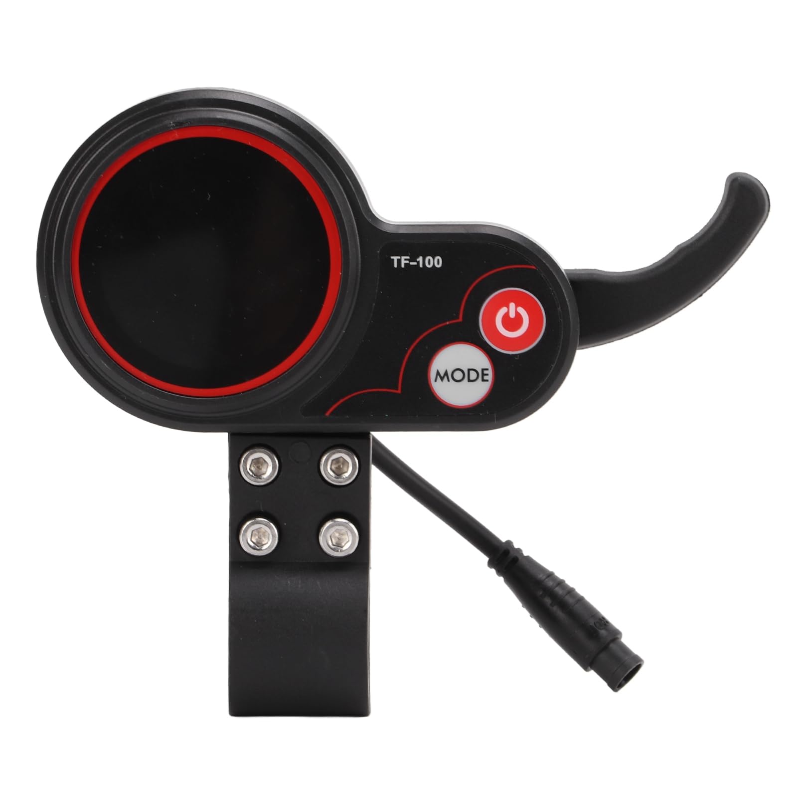 RiToEasysports Electric Scooter LCD Display Panel,48V TF‑100 Display 6 Pin Communication Instrument Modification Accessories for KUGOO M4 Electric Scooter Controller