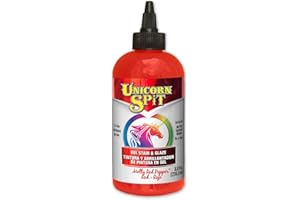 Unicorn Spit Red Wood Stain & Glaze 8oz-Molly Pepper, 8 Fl Oz (Pack of 1)