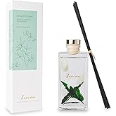 Aeviva Flower Reed Diffuser Set, 5 oz Eucalyptus Mint Scent Diffuser with Sticks, Home Fragrance Scented Oil Reed Diffusers for Home, Bathroom, Decor & Gift