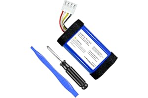 KOOAQQ Battery for Flip 6, New Upgraded (8500mAh) High Capacity Li-Polymer Battery Replacement Compatible with Flip 6 Bluetooth Speaker, P/N GSP-1S2P-F6D