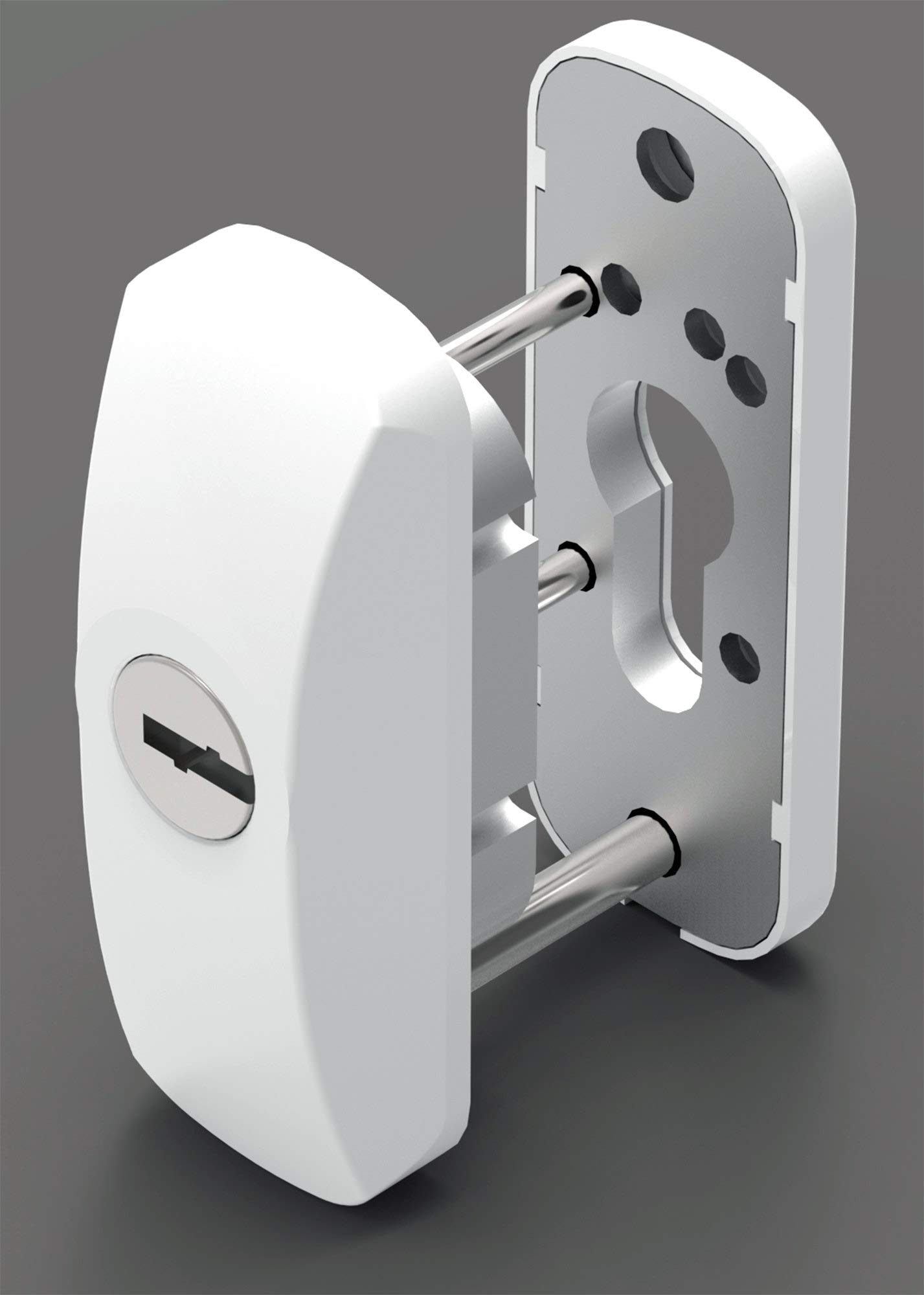 Lince Scutum-Shield High Protection White-Special for Metal Door, 0