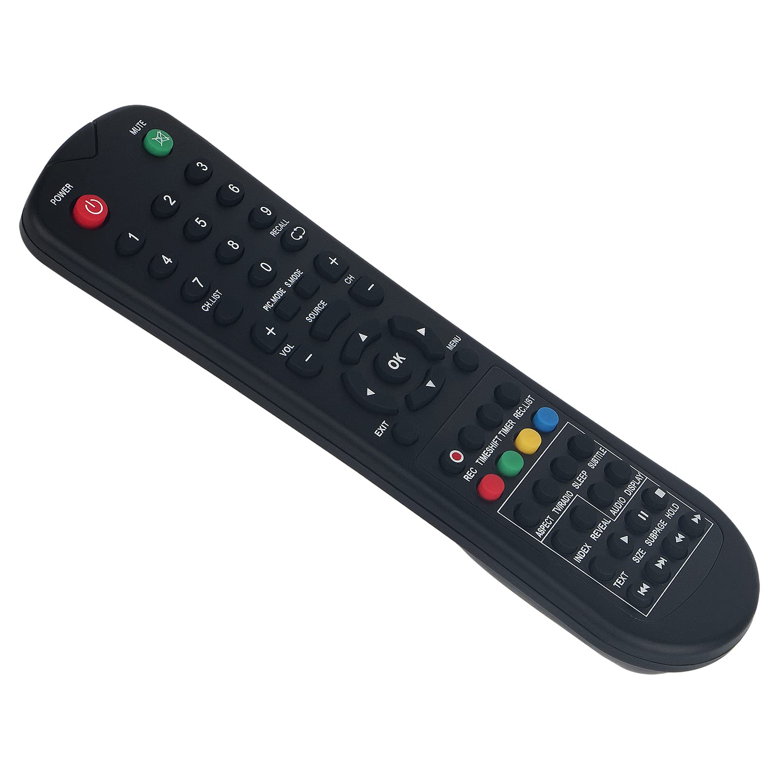 VINABTY New Replace Infrared Remote Control Fit for Akai TVL553 AKTV197LED Television TV AK-VJ5516UHDSM AKTV503