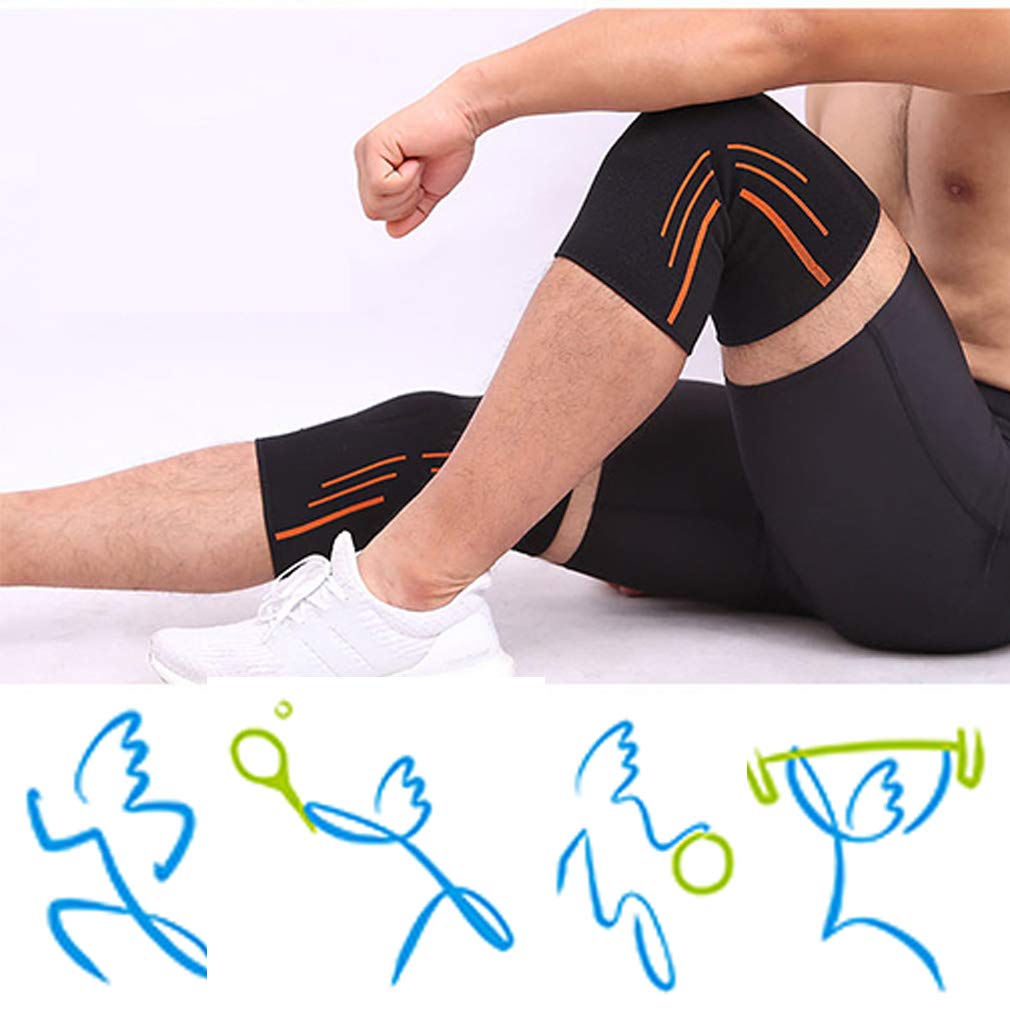 Genouillères De Compression KEKKUPFIT - Pour Basket, Volley, Football