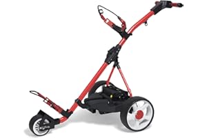 Super E Caddy The Weekender 3-Wheel Electric Golf Cart Lightweight Portable Folding Push Cart, Rechargeable Lithium Battery Lasts 18 Holes