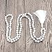 malahill mala beads necklace for women man, mala bracelet, prayer beads necklace, howlite tassel necklace