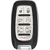 Keyless2Go Replacement for 7 Button Proximity Smart Key Chrysler Pacifica M3N-97395900 68217832 AC