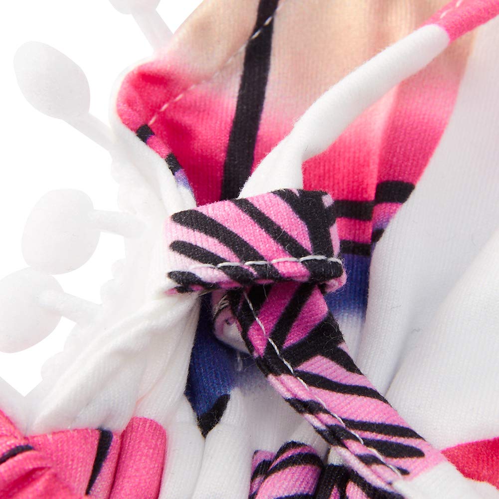 UNICOMIDEA Unisex Baby Jumpsuits Cool Pink Feather One-Pieces Pom Pom Rompers Bright Color Outfit Clothes Sleeveless Bodysuit Play Suits with Headband for 6-12 Months Infant Kids Summer Clothes