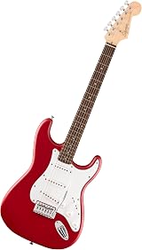 Fender Squier Debut Stratocaster Laurel Fingerboard White Pickguard Dakota Red