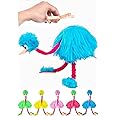 （3 Days Local Delivery） Ostrich Marionette Puppet,Ostrich String Puppet，Exercise Hand-Brain Balance，Marionette Puppets，Exercise Children's Coordination Ability (Blue Ostrich)
