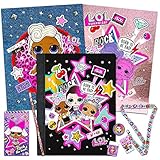 LOL Surprise School Supplies Value Pack ~12 Pcs (Pouch, Notebook, Pencil, Highlighters, and More)