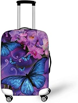 butterfly suitcase amazon