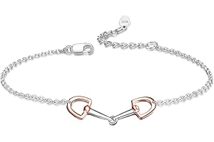 YFN Horse Jewelry Gift 925 Sterling Silver Horse Adjustable Bracelet for Women