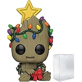 POP Marvel: Holiday - Toddler Groot with Wreath Funko Vinyl Figure (Bundled with Compatible Box Protector Case)