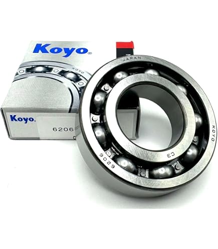 YOSA テラケット KOYO (JTEKT) Japan 6206 CM Ball Bearing, Open Type, NO Seals