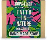 Faith In Nature Dragon Fruit Hand Soap Bar 100g Vegan Cruelty Free SLS Paraben
