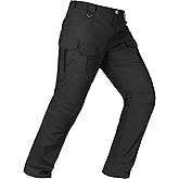 Men's Tactical Pants Water Resistant Stretch Cargo Ripstop Pants Lightweight Breathable Outdoor Work Hiking Pants