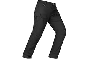 ZKRYOVEX Men's Tactical Pants Water Resistant Stretch Cargo Ripstop Pants Lightweight Breathable Outdoor Work Hiking Pants