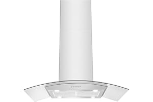 Tieasy 36 inch Island Range Hood 700 CFM Ceiling Mount Hood Stainless Steel Stove Vent Hood with Tempered Glass, Push Button Controls, Mesh Filters