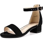 PANDANINJIA Girls Dress Shoes Toddler Kids Heels Sandals Ankle Strap Wedding Party Phoebe Flower Girl Shoes