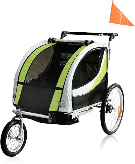 child bike trailer with suspension