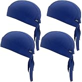 Cooling Do Rags Sweat Wicking Skull Caps Doo Rags Large Motorcycle Dew Rag Head Wrap Bandana Hats Liners for Men and Women