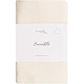 snuggle me Swaddle | Organic Cotton Swaddle Blanket, Soft Stretch, 47 x 47 inches | Natural