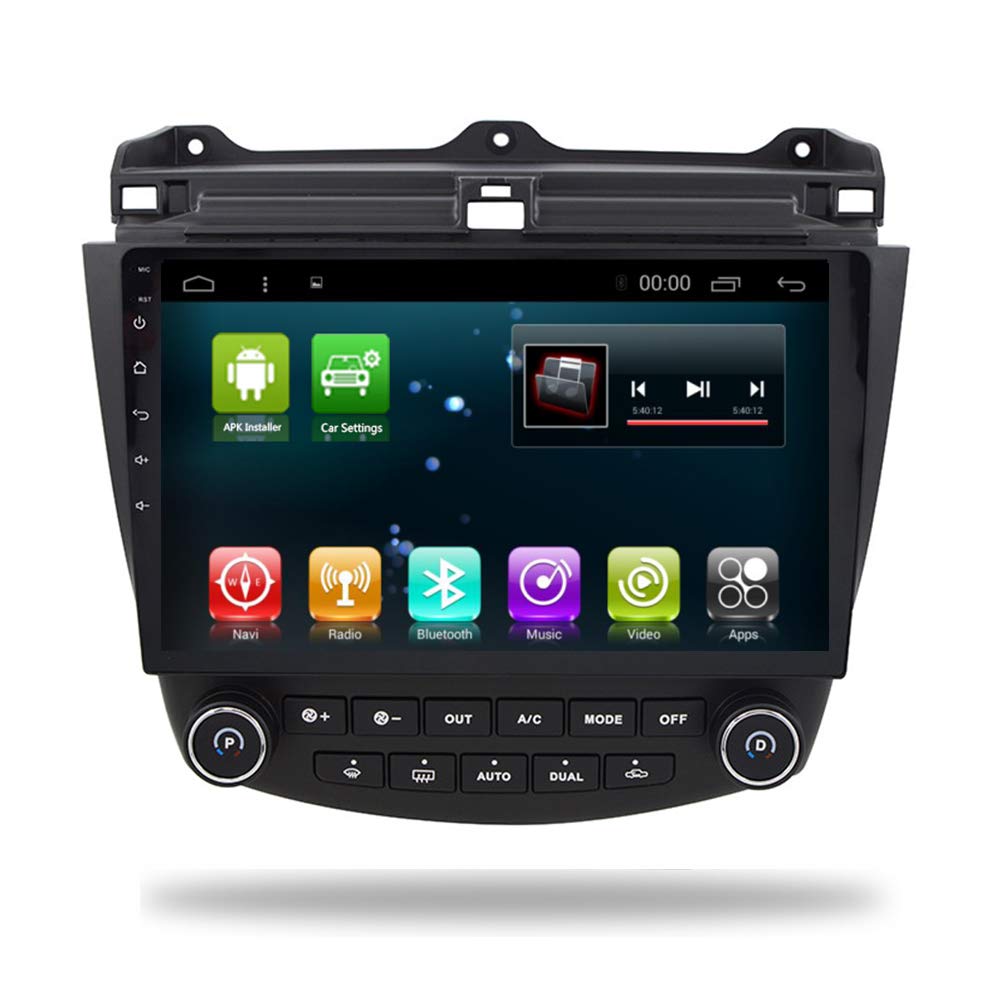 Car Radio GPS Player Android 7.1 Navi for Honda Accord 7 2003-2007 Car Multimedia Head Unit Audio Stereo WiFi GPS Navigation Bluetooth (1+16G for Honda Accord 7 2003-2007)