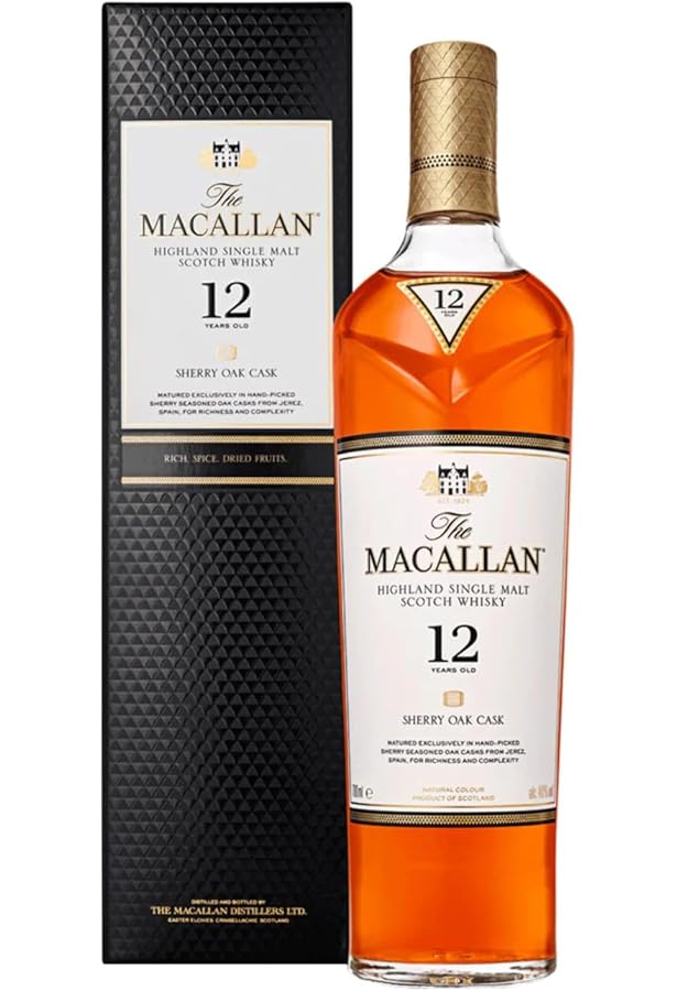 ウイスキー The Macallan 12 Years Old The Macallan Whisky Double Cask 12 Anos 700ml | Amazon.com.br