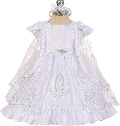 virgin mary baptism dress