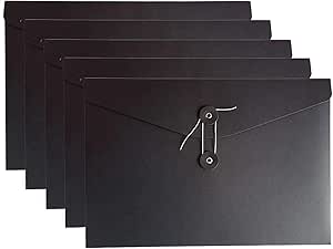 Amazon.com : VANRA Kraft String Envelope File Folder Project Pockets ...